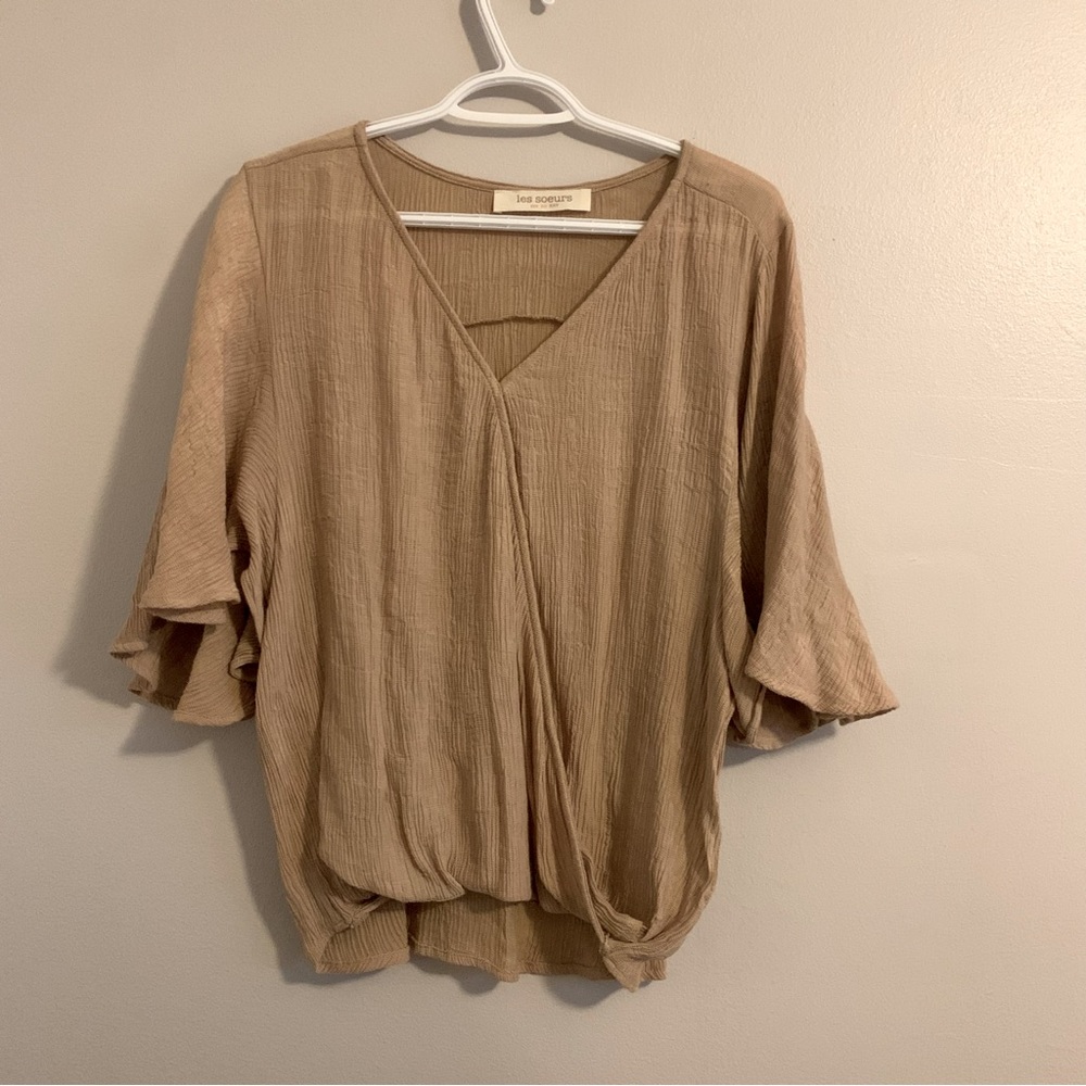Les Soeurs Brown Slouch Blouse